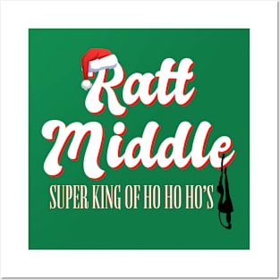 Ratt Middle (Holiday Print) Posters and Art